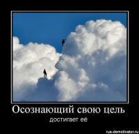 Осмысление цели своего рождения.