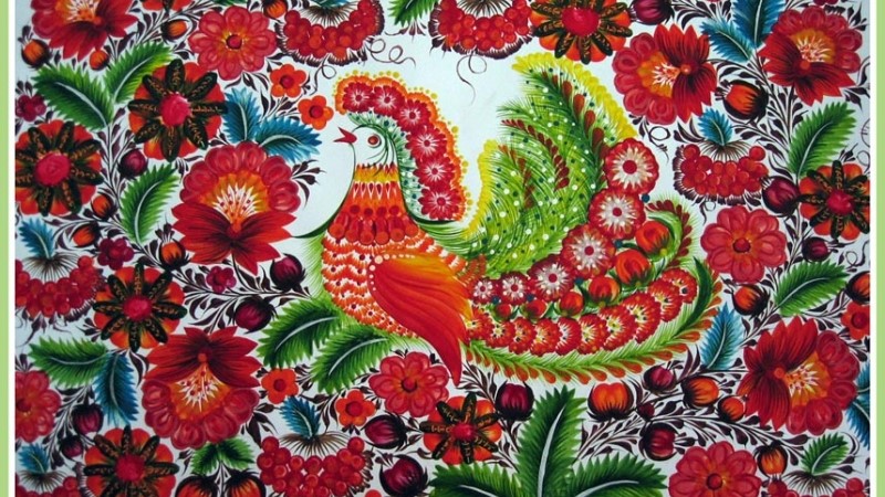 Петриковская домовая роспись