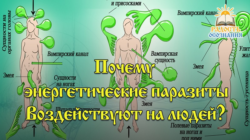 Почему энергетические паразиты воздействуют на людей?
