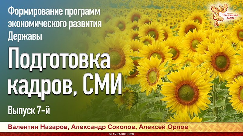 Формирование и проведение в жизнь программ экономического развития Державы. Выпуск 7. Подготовка кадров, СМИ