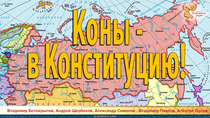 Коны &mdash; в Конституцию!