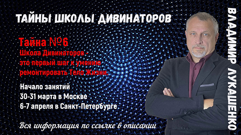 Тайны Школы Дивинаторов. Тайна № 6. Школа Дивинаторов &ndash; это первый шаг к умению ремонтировать Тело Жизни