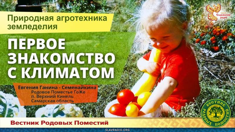 Первое знакомство с климатом