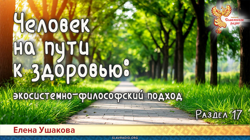 Человек на пути к здоровью: экосистемно-философский подход. Раздел 17. Общество и здоровье