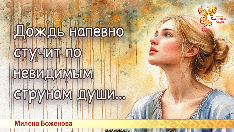 Дождь напевно стучит по невидимым струнам души...