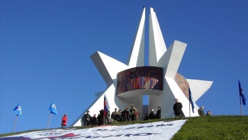 В День Разведчика на Кургане Безсмертия