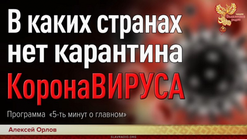 Что прикрывают коронавирусом? В каких странах нет карантина? Программа "5 минут о главном". Выпуск 4
