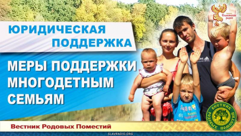 Меры поддержки многодетным семьям
