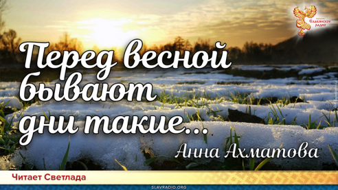 День поэзии. Анна Ахматова - Перед весной бывают дни такие...
