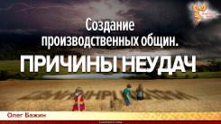 Создание производственных общин. Причины неудач