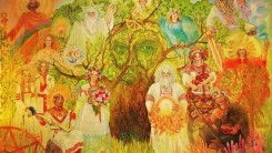 Сказ о том как Род небесный и Род Земной   Ряд да Лад устроили