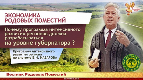 Программа интенсивного развития региона